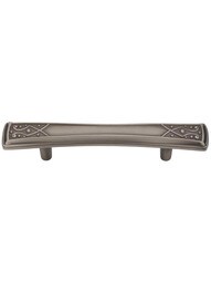Maltese Cabinet Pull - 3 inch Center-to-Center in Antique Pewter.